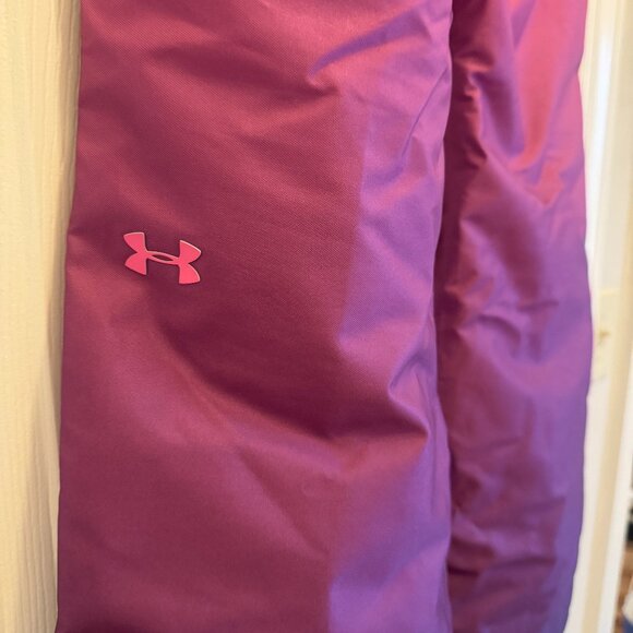 Under Amour Storm Coldgear Infrared Fader Hombre Womens Snow Pants Pink Size M - Picture 7 of 13